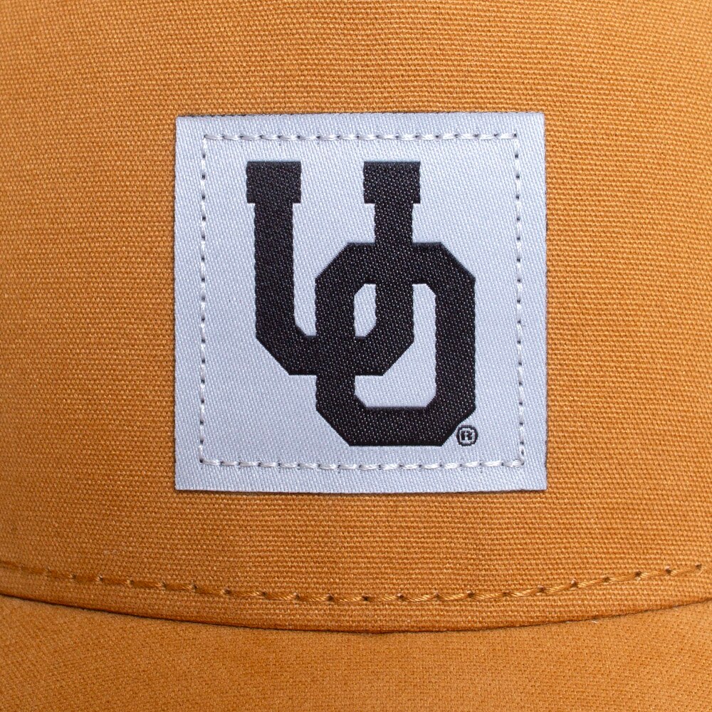 Interlocking UO, Richardson, Brown, Curved Bill, Cotton, Accessories, Unisex, Wheat, 336, Heavy Canvas, Metal Eyelet, Woven Label, Adjustable, Hat, 846796